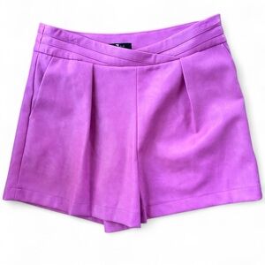 7 For All Mankind Women's High Waist Shorts in Purple